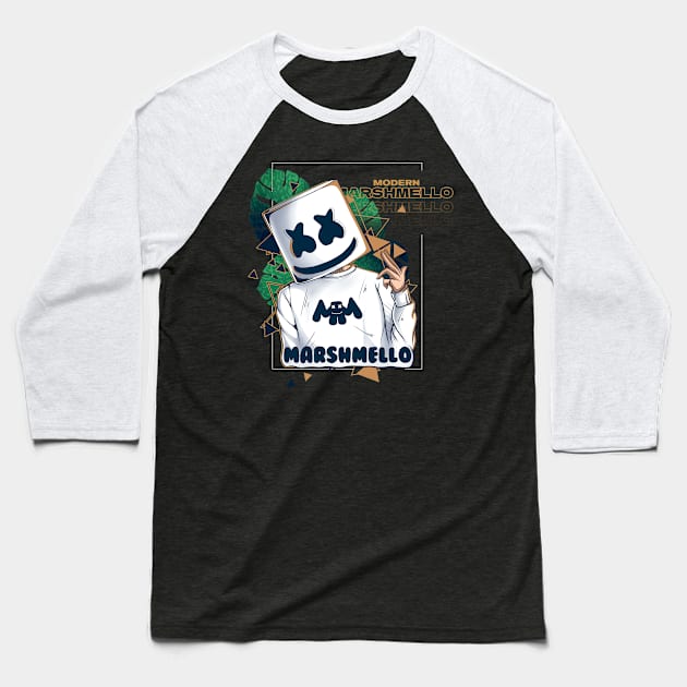 Moder Marshmello Baseball T-Shirt by DenielHast